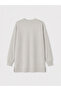Özmarka New Season Gray Soft Touch Women's Sweatshirt Tunic - 6