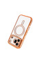 Huawei Honor 600 Pro Joke Simli Magneticsafe Case - Orange - 6