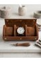 Leather Three-Digit Luxury Watch Roll and Travel Watch Box Size(19X11X8) cm - 2