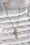 316L Steel Gold Color Chain Colorful Hugging Model Women's Necklace - 2