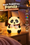 Cute Panda Silicone Night Light Colorful Light Mode Touch Controlled Lighting