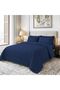 MASTER Microfiber Plain Bedspread Set, Fits 120 x 200 cm Single Size Bed, 3 Pcs Single Size Compress