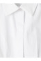 Soulife White Pleated Waist-Slit Women's Shirt - 6
