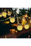 مجموعة فوانيس شمسية خارجية من ABUDA، تحتوي على 30 مصباح LED - 5