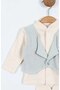 Vest with Detailed Embroidery, 5-Piece Baby Boy Bodysuit Set - 3