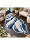 Eta Sea Shell Pattern Modern Woven Base Decorative Carpet Eta4292
