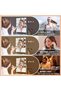 مرآة تجميل مضاءة مع 12 مصباح LED قابل للتعتيم، و3 أوضاع إضاءة ملونة - 2