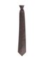 Brown Striped Silk Tie – 7.5 cm Wide - 6