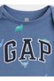 Intl B Ss Logo Bs Children's Blue Bodysuit 883496001 - 2