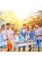 Large Charcoal Grill BBQ with Stand Stainless Steel, Outdoor Barbecue Grill Folding Portable BBQ Tool for Camping Hiking Picnics and Backyard Cooking, Ideal for 5–10 People, 73x71cm - 3