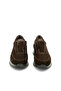 Genuine Suede Leather Men's Shoes Z590 Yarma Suet Brown 490 C63 (Split Suede Brown) - 3