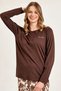 Large Size Long Sleeve Women's Pajamas Set - 6