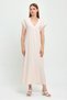 SLIT V-NECK DRESS (B23-229) - 2