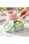 150ml 100% Platinum Silicone Round Storage Container, Clear Window Lid, Bpa Free, Microwave Freezer Safe, Reusable Food Container - 6