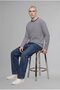 100% Cotton Boxy Fit Striped Long Sleeve T-Shirt J0766Ax26Au - 7