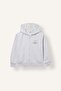 Zippered Printed Hooded Cardigan for Girls I6413A826Wn