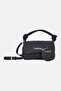 Women Brand Logo Cross Body Bag With Coin Purse, Black