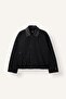 100% Cotton Leather Collar Coat H1495Ax26Au - 2