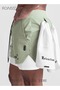 Men 2-in-1 Running Shorts with Liner, Quick Dry Athletic Shorts with Side Pockets, Lightweight Short - 3