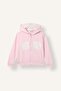 Printed Zippered Hooded Cardigan for Girls I6412A826Wn