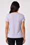 Women Regular Fit Short Sleeve Running T-Shirt, Lavender - 4