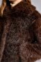 Regular Fit High Collar Faux Fur Jacket I0270Ax26Wn - 4