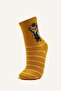 Striped 5-Piece Cotton Long Socks with Bear Figures for Boys I6825A8Ns - 2