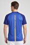Men Fitted Short Sleeve Training T-Shirt, Royal Blue - 4