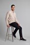 Regular Fit Buttoned Polo Collar Basic Sweatshirt I2039Ax26Wn - 6