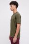 Men Sportswear Fit Short Sleeve Outdoor T-Shirt, Olive - 3