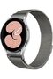 No Gap Metal Bands Compatible with Samsung Galaxy Watch 7 6 5 4 FE 40mm 44mm 45mm/Galaxy Watch 6 4 Classic 43mm 47mm 42mm 46mm 20mm Milanese Stainless Magnetic Strap for Men Women- Blue -Grey