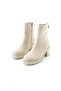 Casares Beige Suede Women's Boots - 5