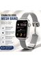 Milanese Loop Band Compatible with Apple Watch Series 12 | 11 | 10 | 9 | 8 | 7 | 6 | SE | 5 | 4 | 3 | 2 | 1, 38mm 40mm 41mm 42mm, Magnetic Stainless Steel Mesh Replacement Strap - 3
