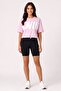 Women Relaxed Fit Short Sleeve Outdoor Top, Lavender - 2