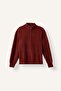 Oversize Half-Zip High-Neck Knitwear Basic Sweater I0389Ax26Wn - 6