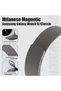 Milanese Loop Metal Band for Samsung Galaxy Watch 8 Band 40mm 44mm/8 Classic 46mm Women Men,Mesh Magnetic Stainless Steel Replacement wristband Strap- Blue Grey - 3