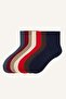 7-Pack Hair Knitted Cotton Thick Winter Socks for Girls J0550A8Ns