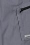 Men Regular Fit Solid Cargo Pants, Grey - 5