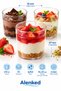 Transparent Cylinder Dessert Container 270 Cc Plastic Presentation Container - 6 Pieces - 3