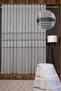 Tape-Adhesive Stylish Living Room Tulle with Pleats - Dark Gray