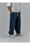 Designable Adjustable Leg Navy Blue Baggy Men's Trousers Coc3532 - 3