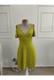 Women's off-the-shoulder v-neck short modal dress - 4