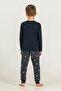 100% Cotton Long Sleeve Boy Pajamas Set - 4