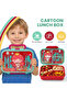 Plastic Bento Lunch Box for Kids, 800ml/27oz BPA-Free Leak-Proof Food Containers with 3 Compartments, Freezer & Dishwasher Safe, Back to School Students Lunches Size for Ages 3-7 - 4