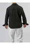 Zippered Black Men's Shirt Coc3527 - 3