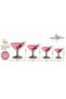 Eta Pink Martini Pattern Modern Woven Base Decorative Carpet Eta4299 - 5