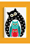 A4 Spiral Notebook - Unlined School Notebook - 80 Sheets/160 Pages - Animal Art Collection