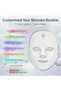 7 Colors LED Facial Beauty Mask with Adjustable Strap & USB Charging - Phototherapy Skin Rejuvenation - 4