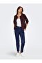 Straight Cut High Waist Denim Trousers 15363259 - 2