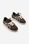 Women's Suede Detailed Lace-Up Casual Sneaker Rivos Brown Suede - 5